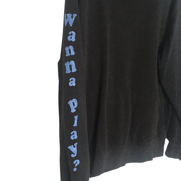 Chucky Hoodie Mens Large Horror Movie No More Mr. Good Guys Wanna Play Pullover - Picture 5 of 15